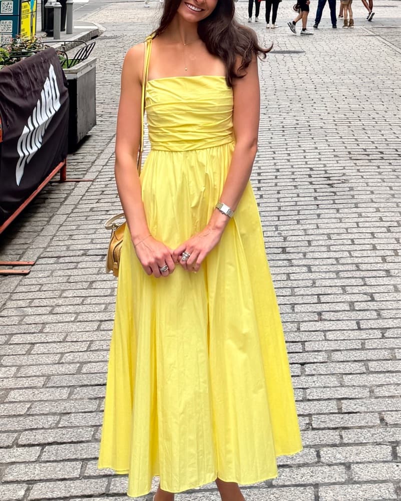 Jonathan Simkhai Square Neckline Midi  - Image 1