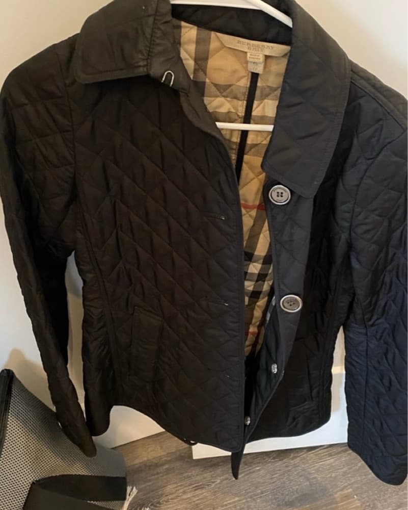BURBERRY quilted shell jacket - black - Image 4