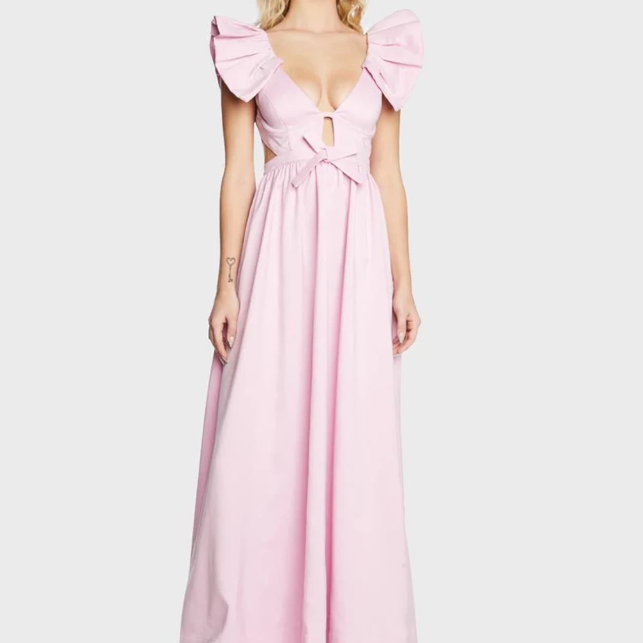 For Love & Lemons Pink Gown - Image 1