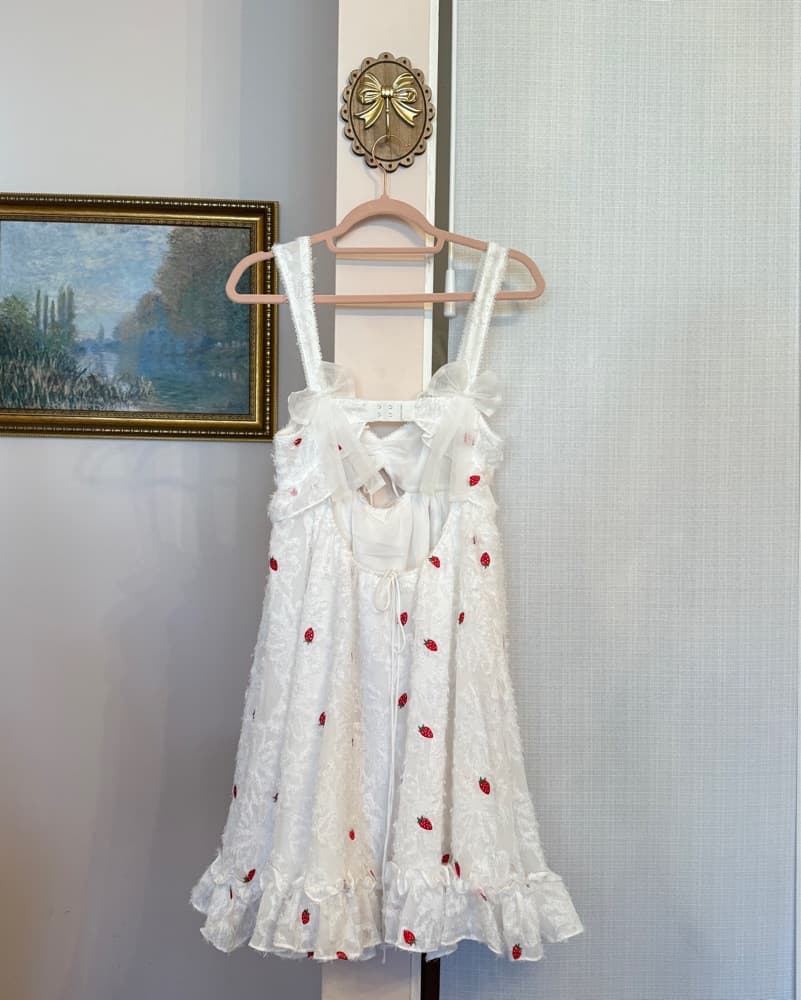 For Love And Lemons Strawberry Dres - Image 5