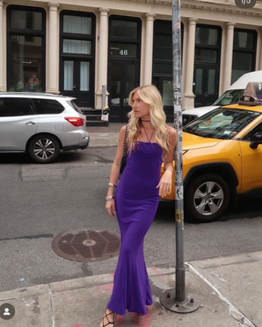 Purple Maxi Dress  - Image 2