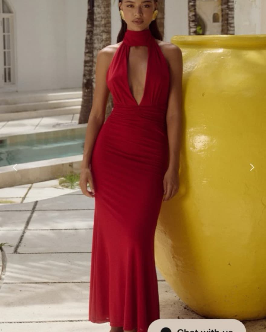 Runway the Label Red Gown - Image 1