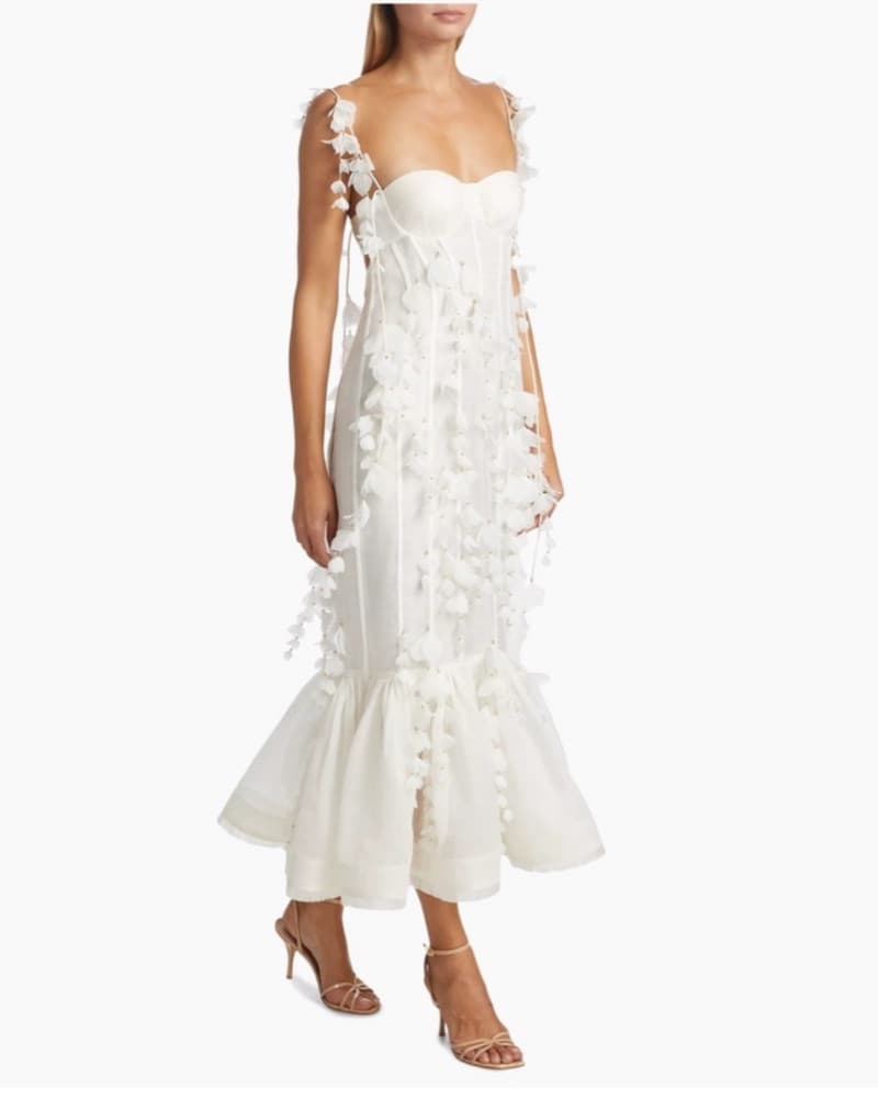 Zimmermann Dawning Petal Midi Dress - Image 4