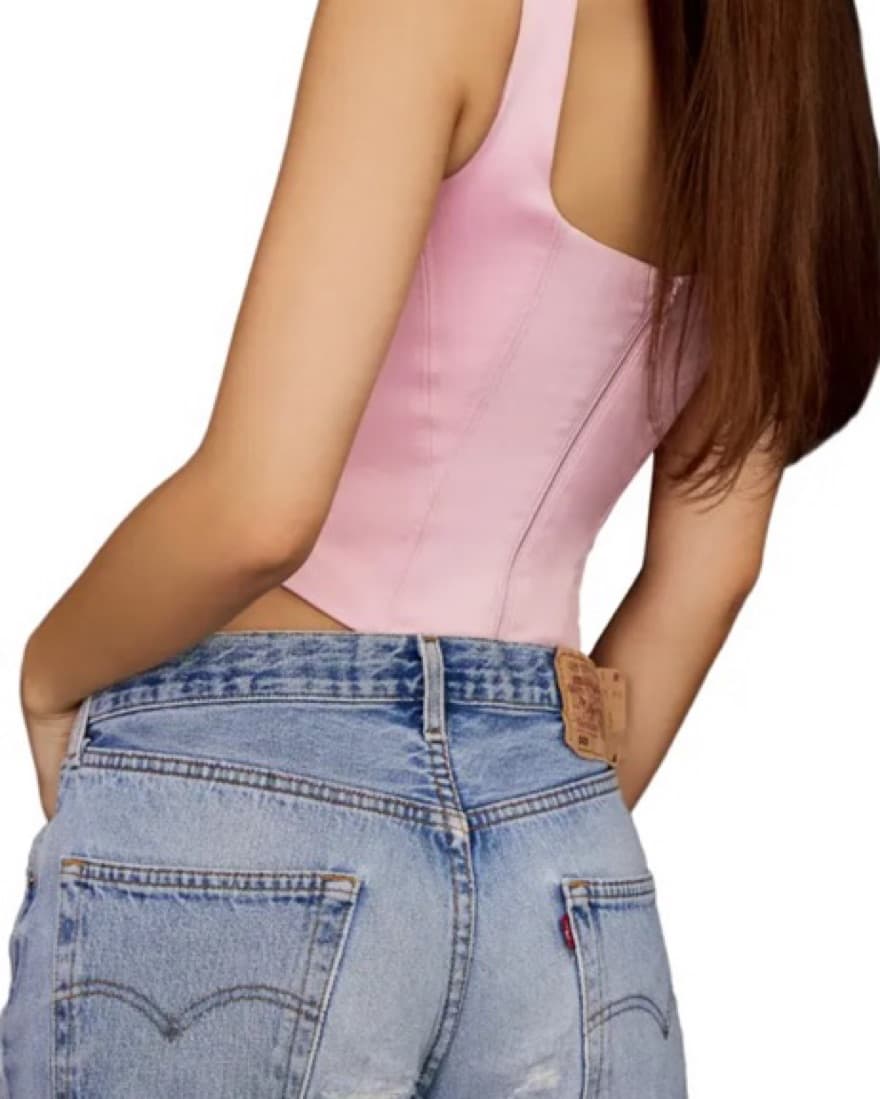 HOUSE OF CB Rafa Satin Longline Corset  - Image 4