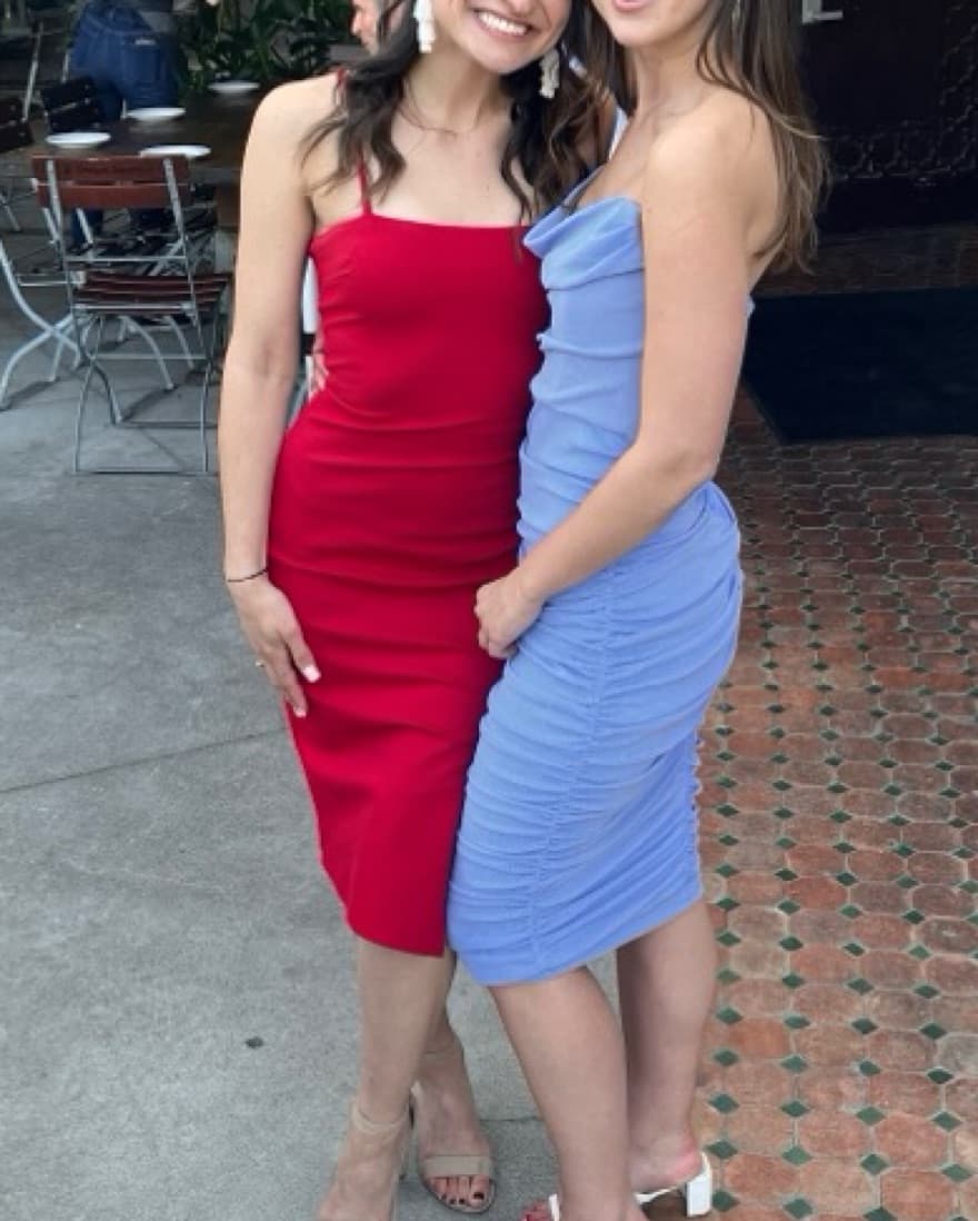 Red Midi Dress - Image 4
