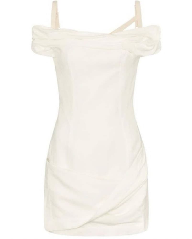 Jacquemus La Robe Foglio White Dre - Image 3