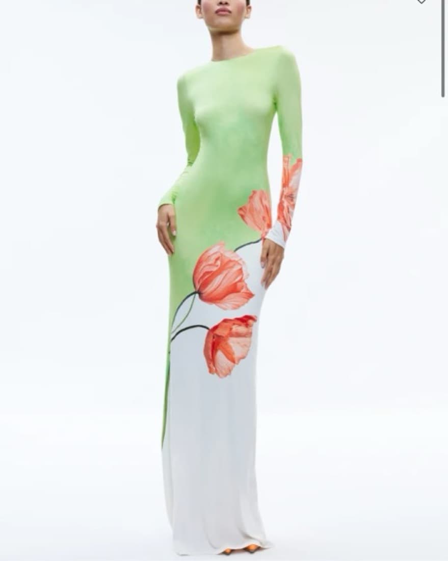 Alice + Olivia Delora Open Back Maxi  - Image 1