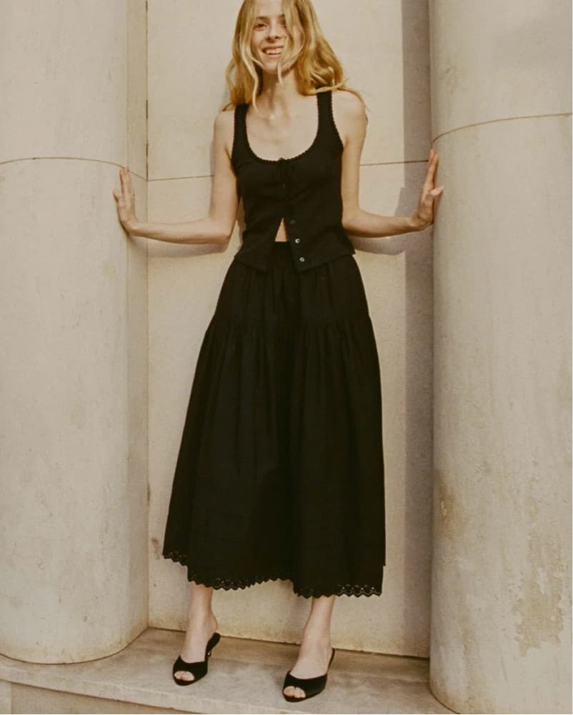 Doen Sebastiane Midi Skirt - Image 2