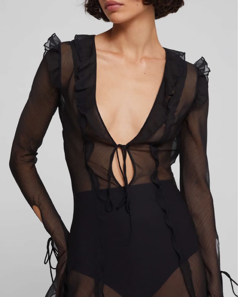 Rat & Boa Farretti Dress - Black - Image 4
