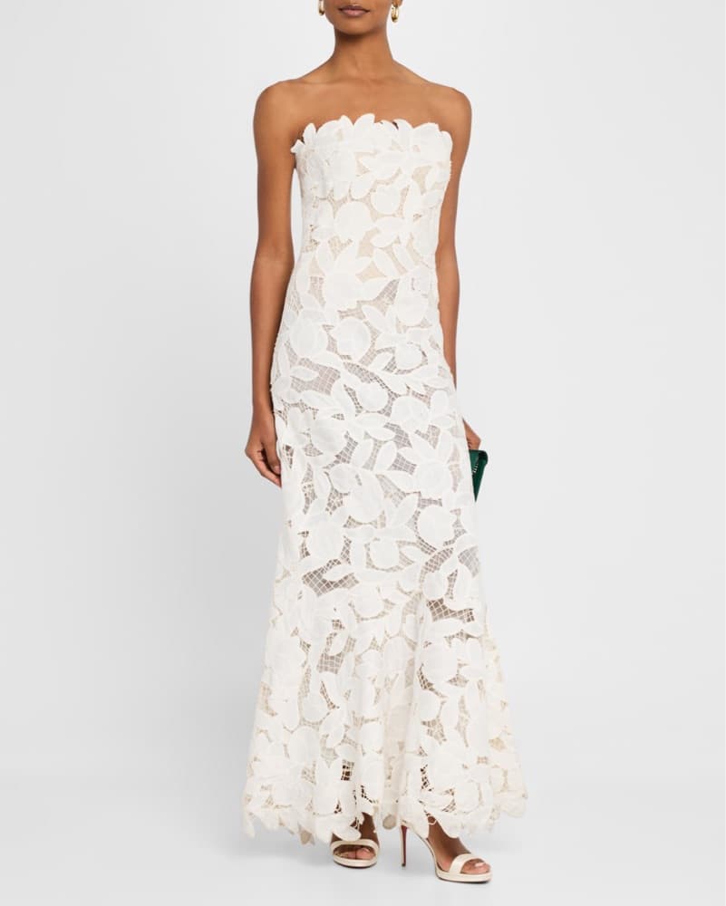 Simkhai Valleta Strapless Lace Dress - Image 2