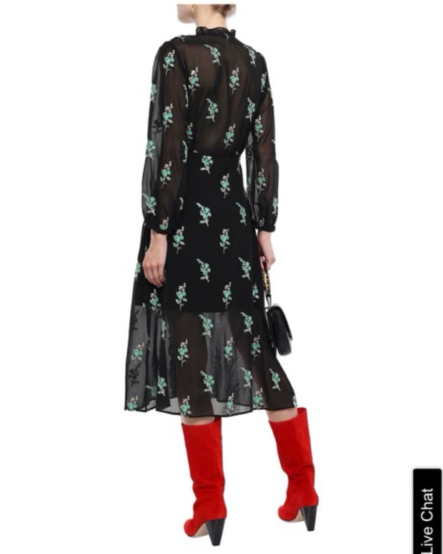 Sandro Midi Dress - Image 4