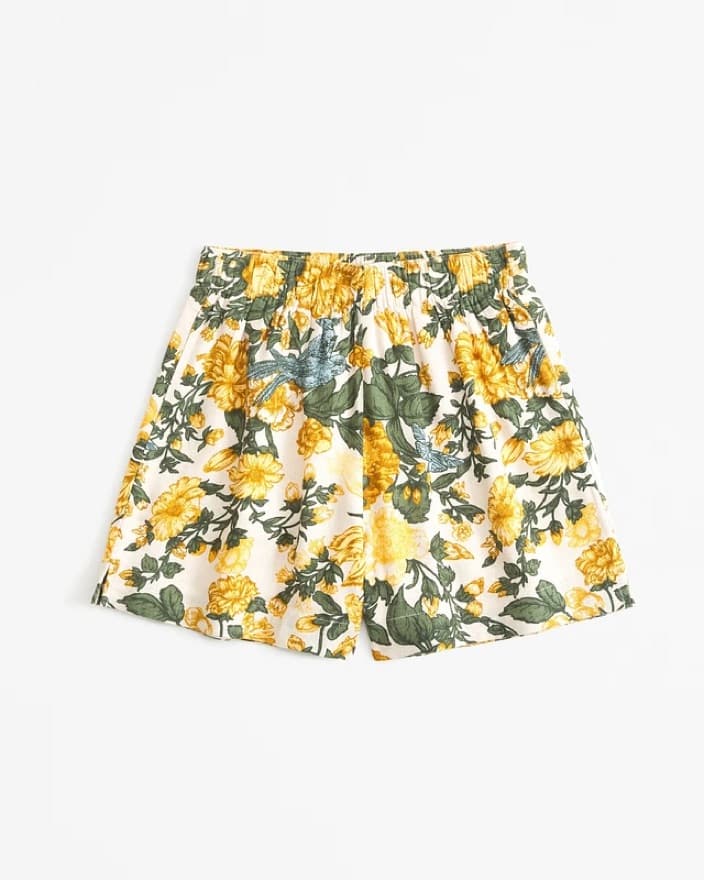 Linen-Blend Pull-On Short - Image 1
