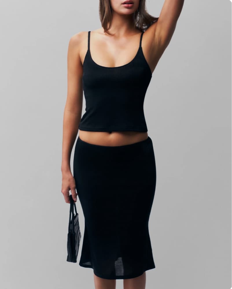 Danielle Guizio Selene Midi Skirt Set - Image 2