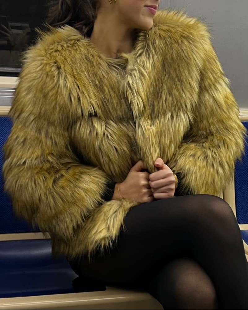 Faux Fur Jacket  - Image 1