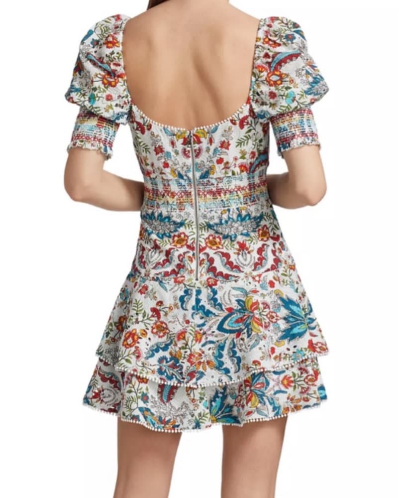 Crawford Sweetheart Floral Mini Dress - Image 2