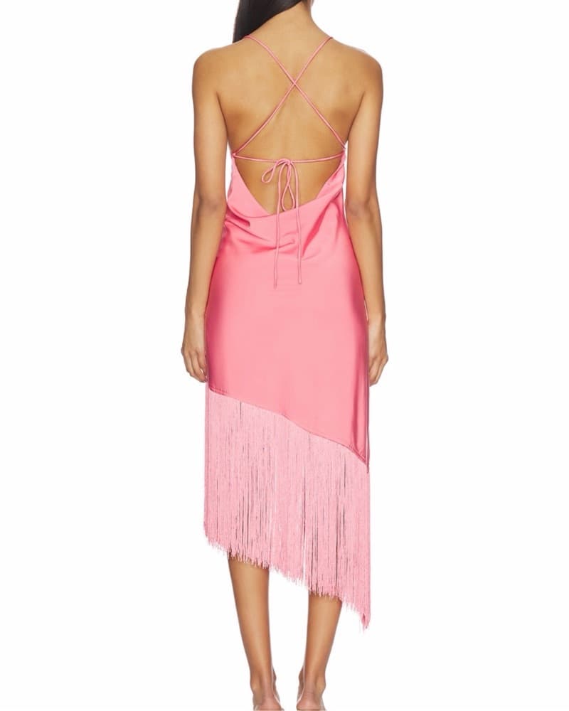 Natalina Fringe Midi Dress - Image 2