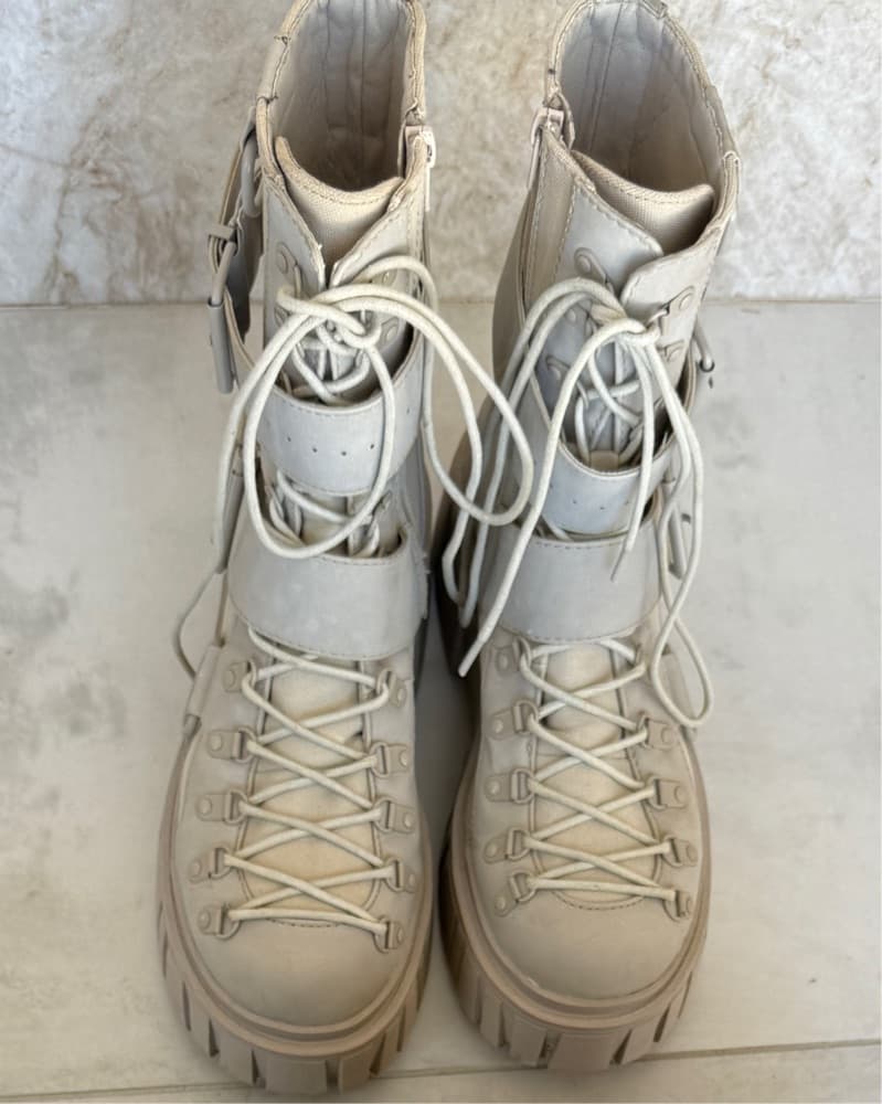 Rugged Platform Desert Hiking Boots - Image 3