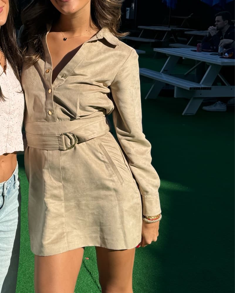 Suede Dress - Image 2