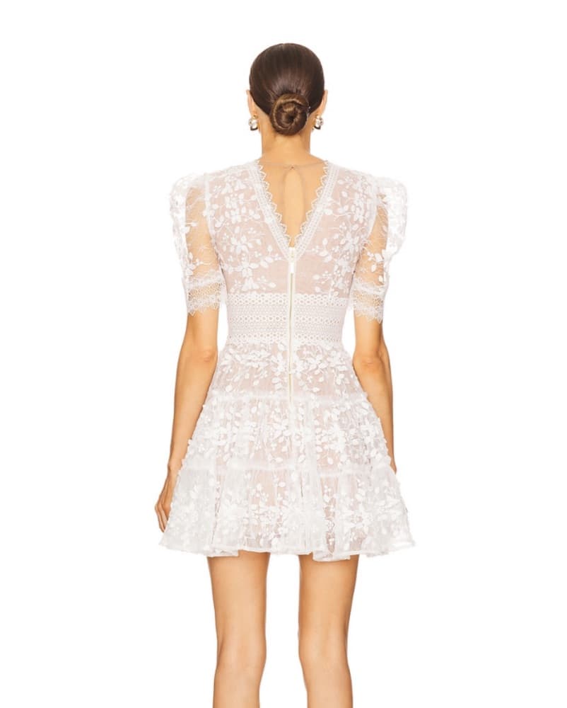 Bronx And Banco White Mini Dress - Image 3