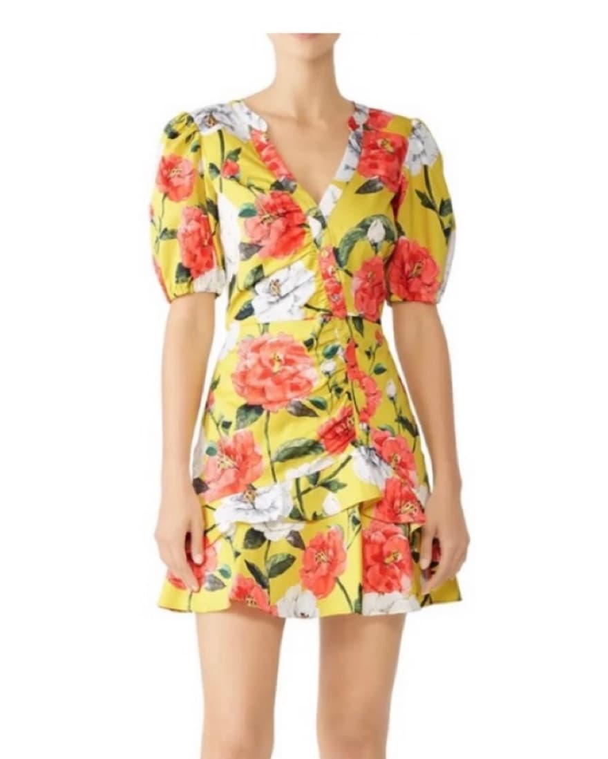 Flower Mini Dress - Image 1