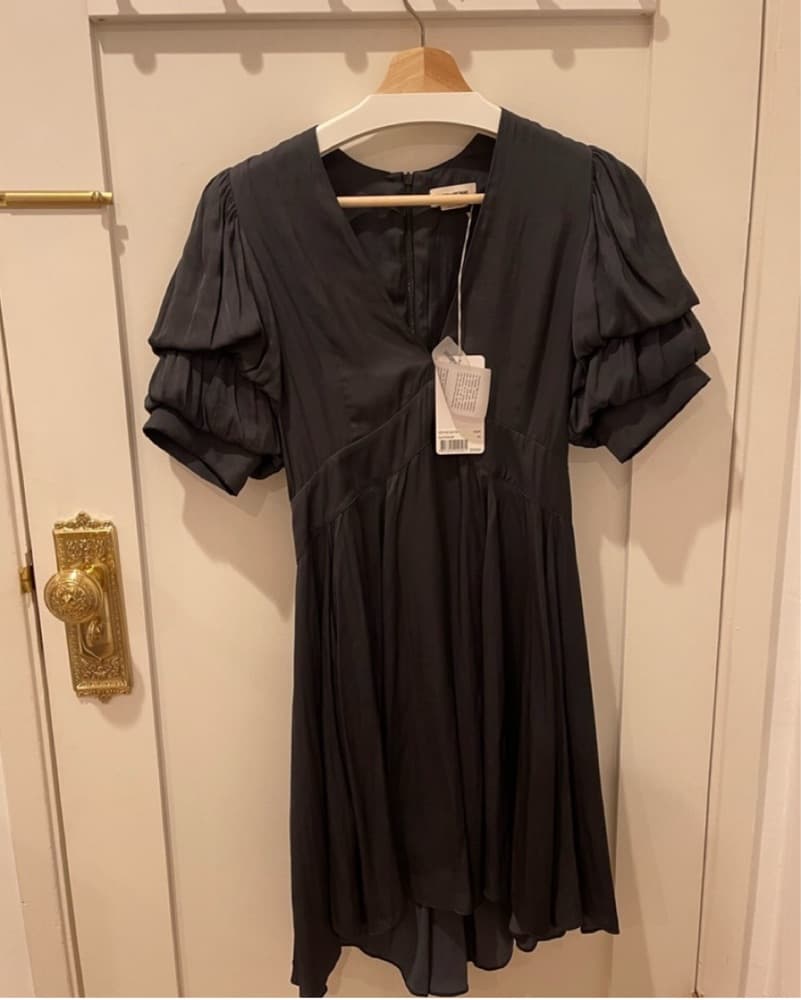 Zadig & Voltaire Satin Mini Dress - Image 4