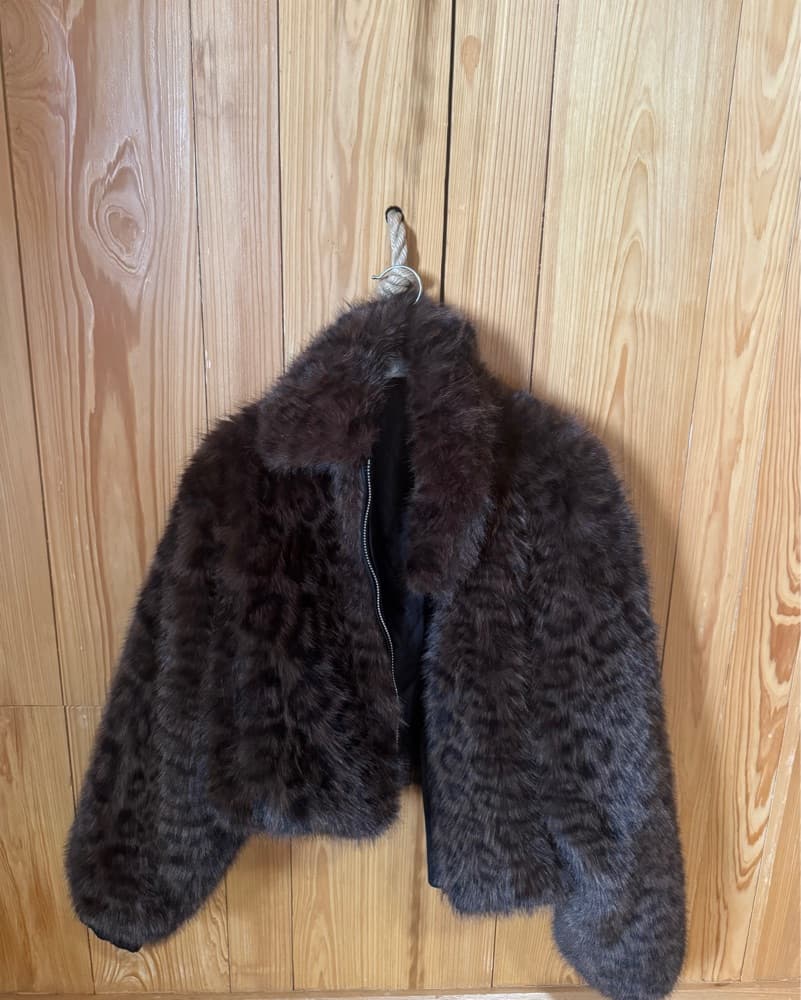 BlankNYC Cropped Faux Fur Coat  - Image 1
