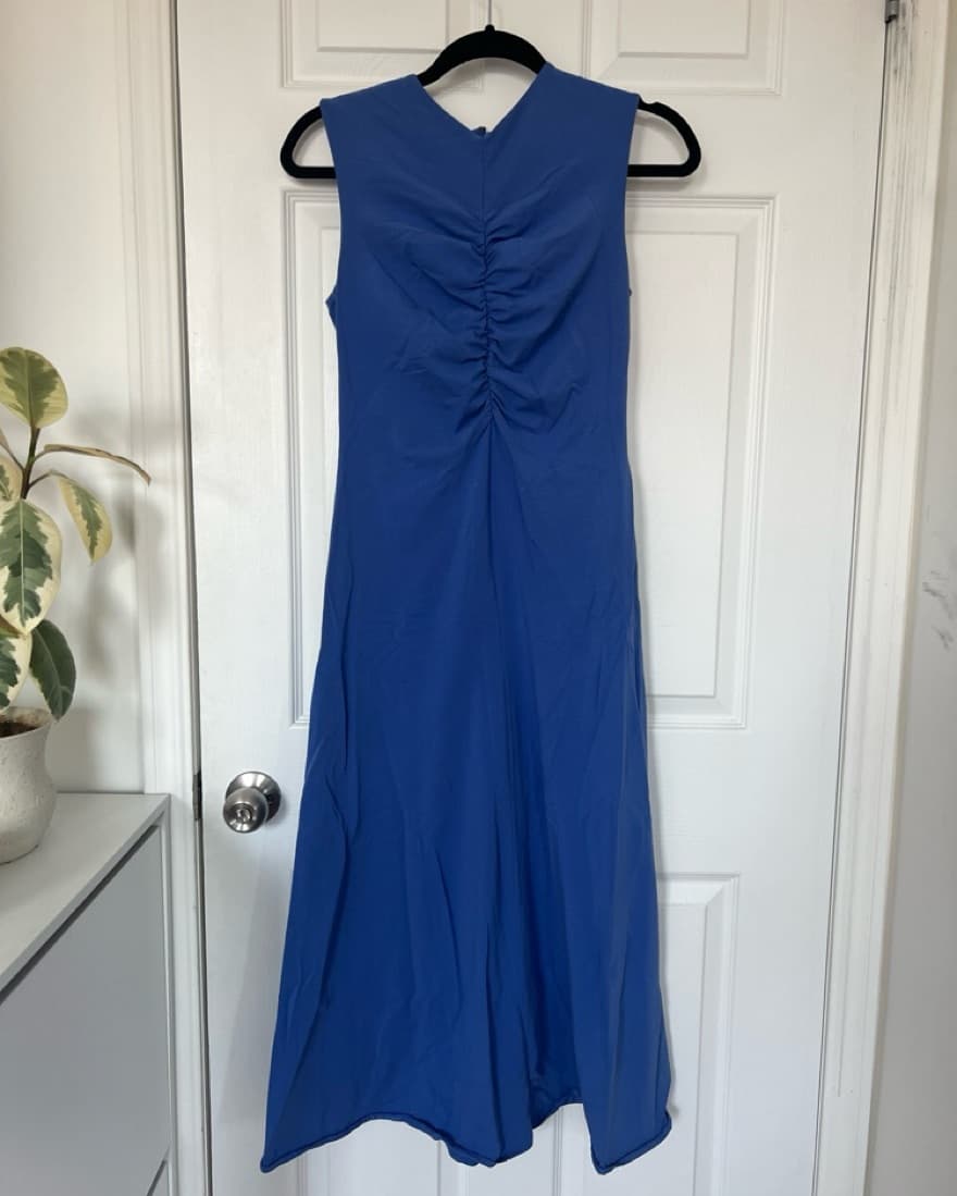 Blue Cos Slim Fit Gathered Midi Dress - Image 4