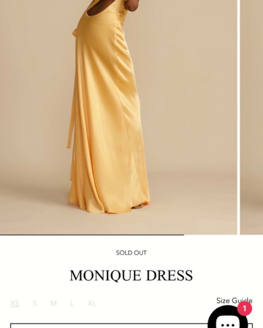 HEMMED* Arcina Ori Monique Yellow Dress - Image 2