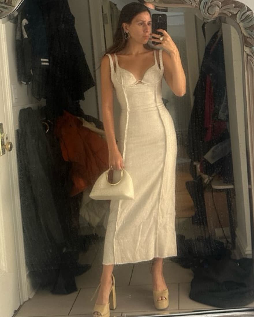 Jacquemus La Robe Valerie Linen Dress  - Image 4