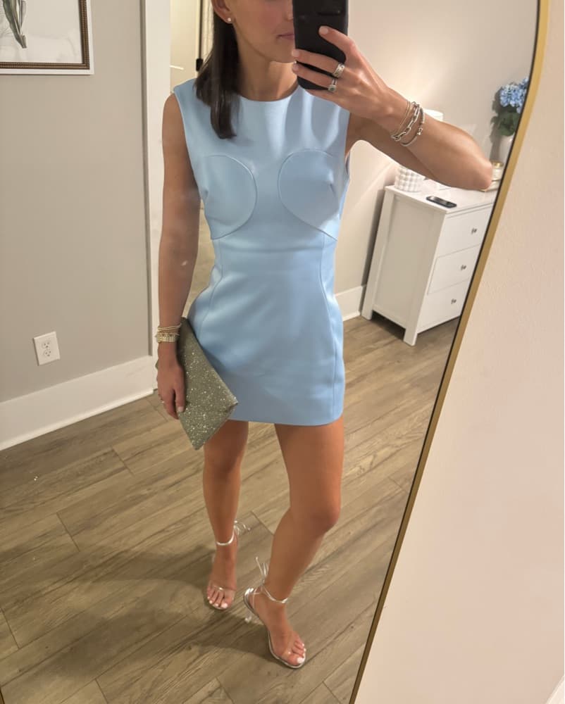 Marc Jacobs Seamed Up Satin Dress - Image 6