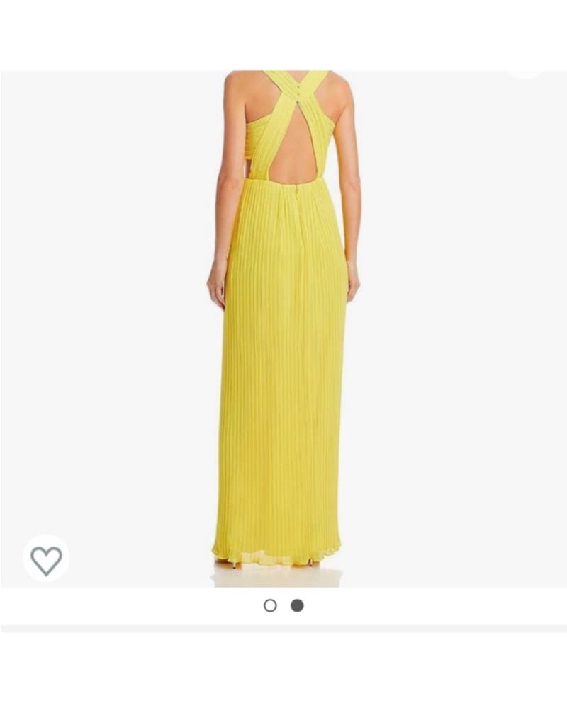 Bcbg Yellow Column Gown - Image 3