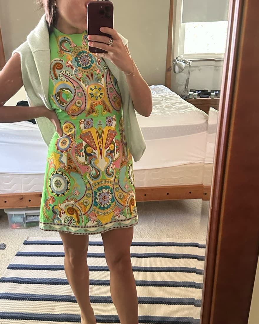 Alemais Linen Pinball Dress - Image 5