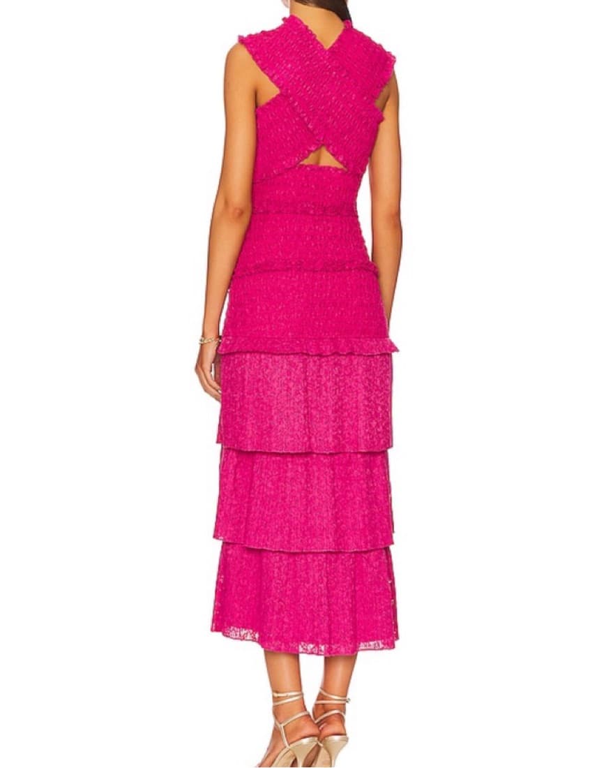 Revolve Saylor Lin Dress Pink XS - Image 2