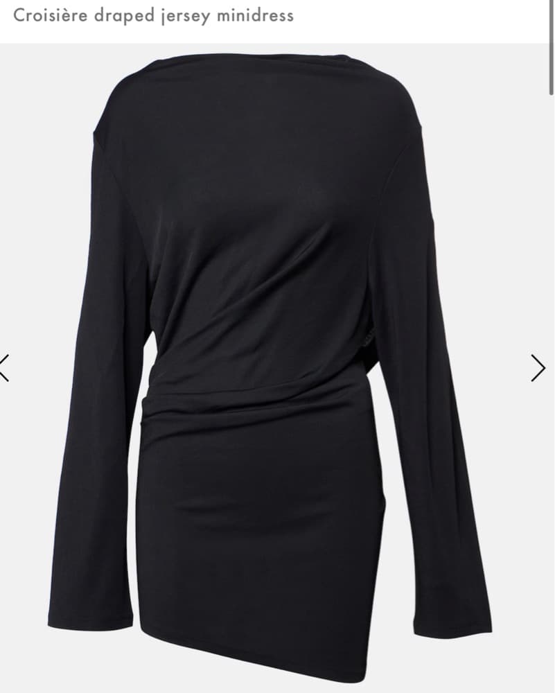 Jacquemus Draped Jersey Cocktail Dress - Image 3