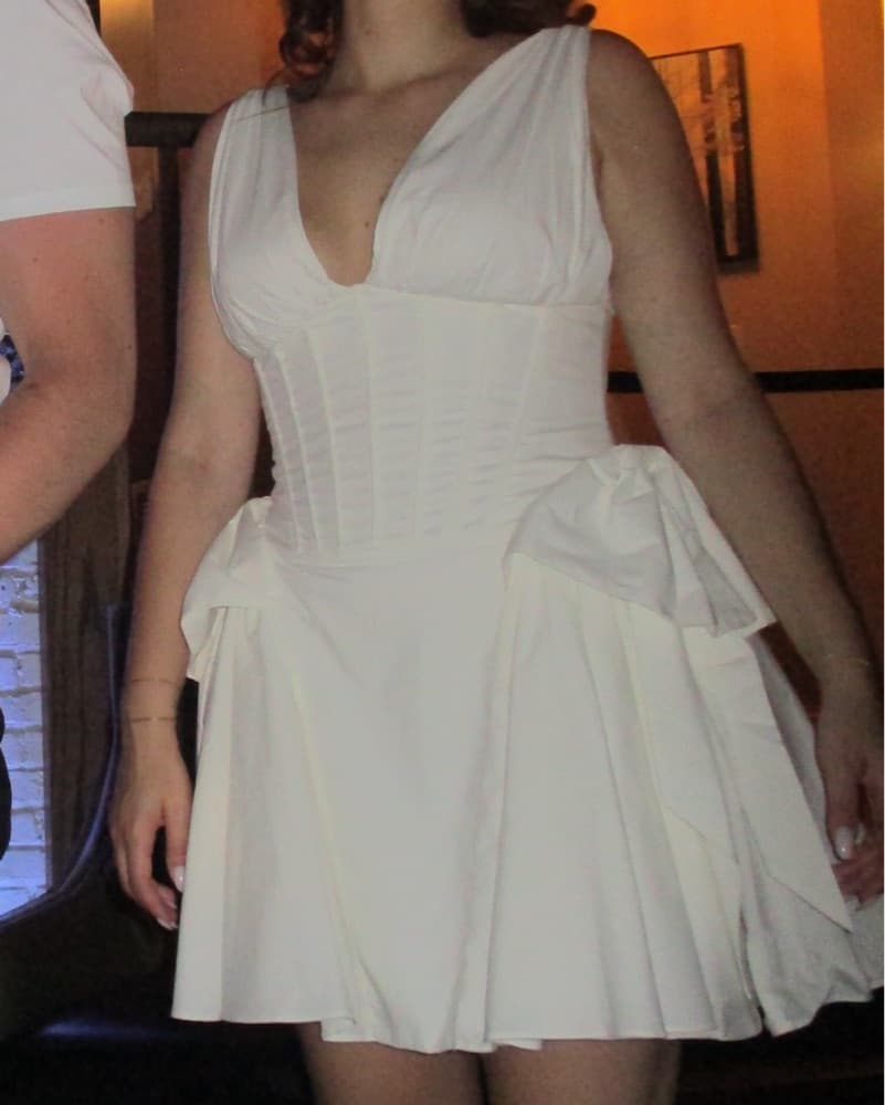 House of CB White Corset Mini Dress  - Image 2