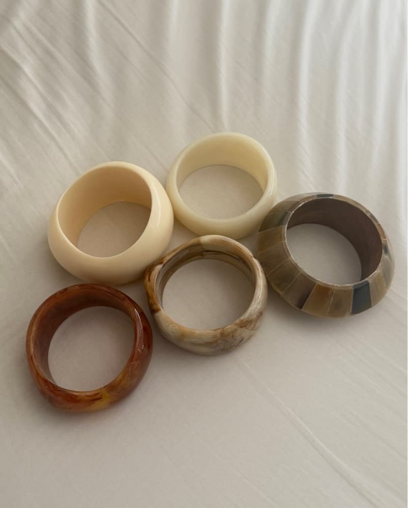Zara Bangles Maxi Bracelet Stack  - Image 5