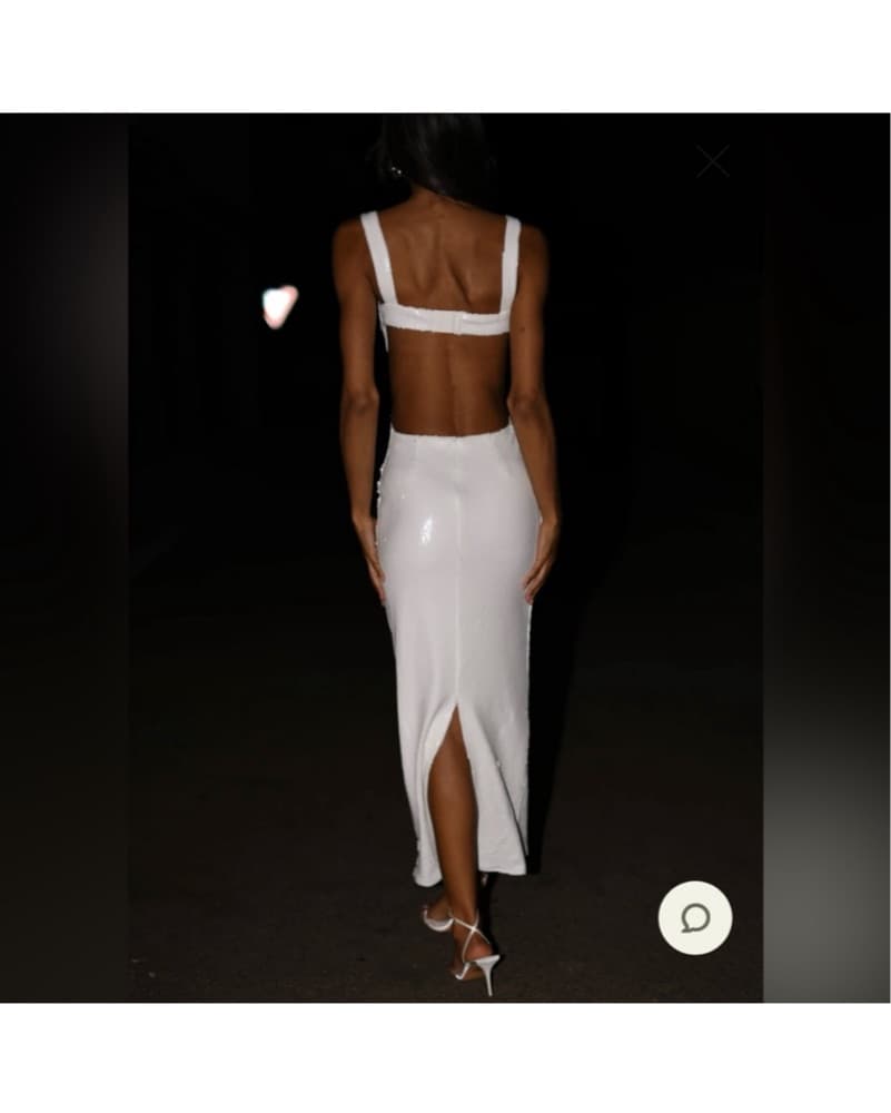 Meshki adoria Sequin Cut Out Maxi Dress - Image 3