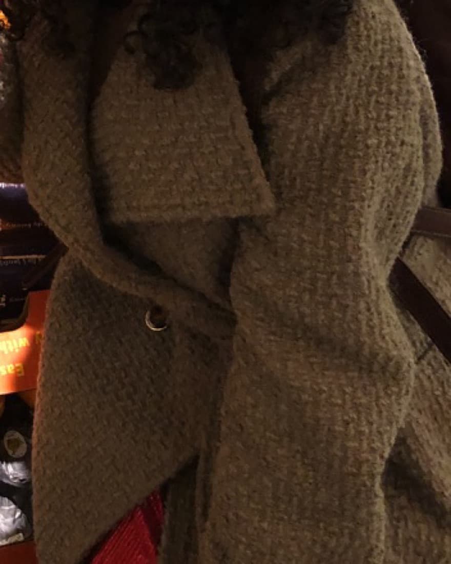 calvin klein wool trench coat tan - Image 4