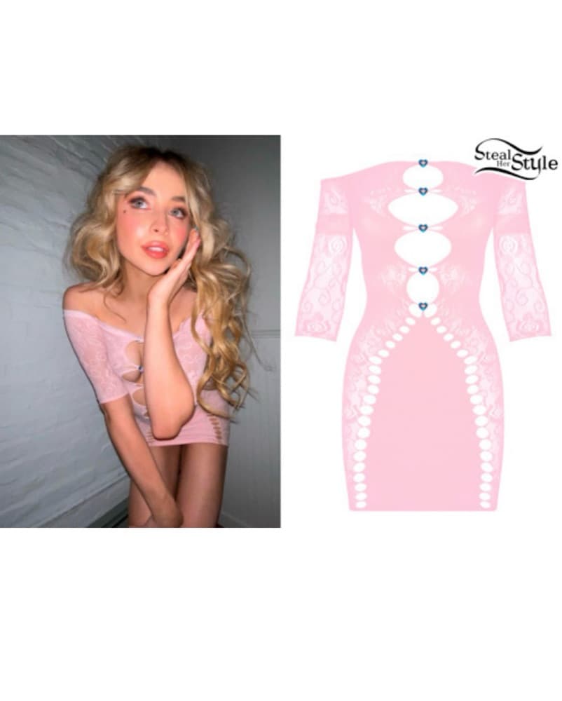 Poster Girl Pink Alice Longsleeve Dress - Image 1