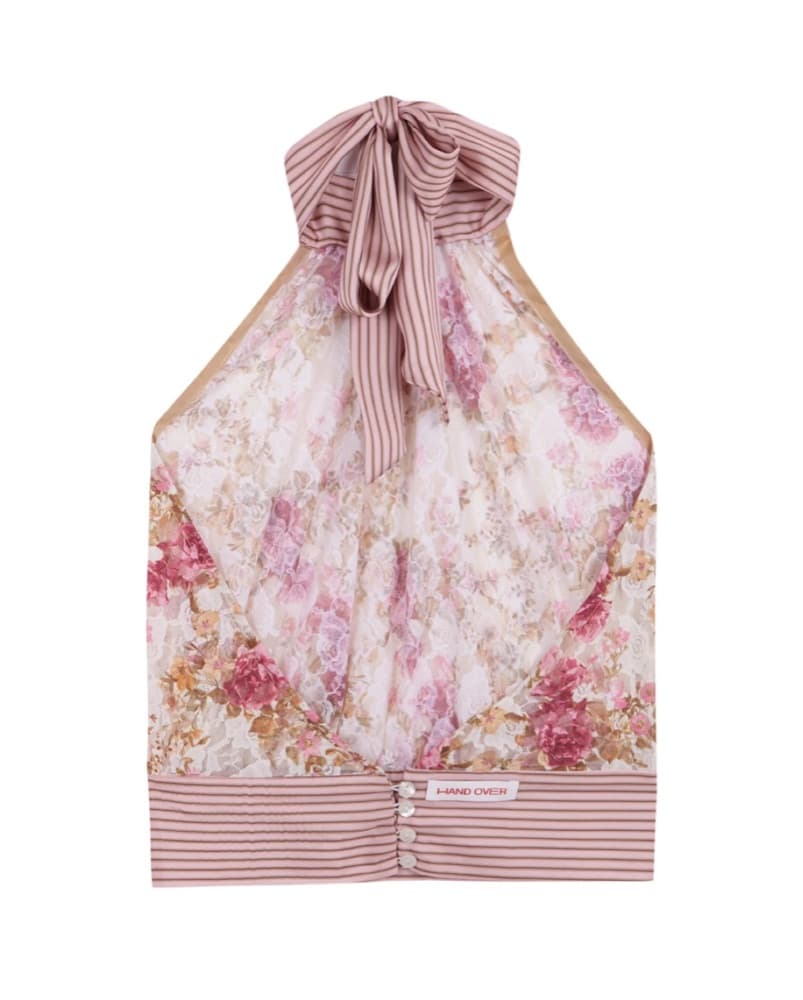 Handover Floral Lace Halter - Image 2