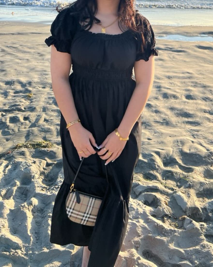 Elegant Black Maxi Dress - Image 2