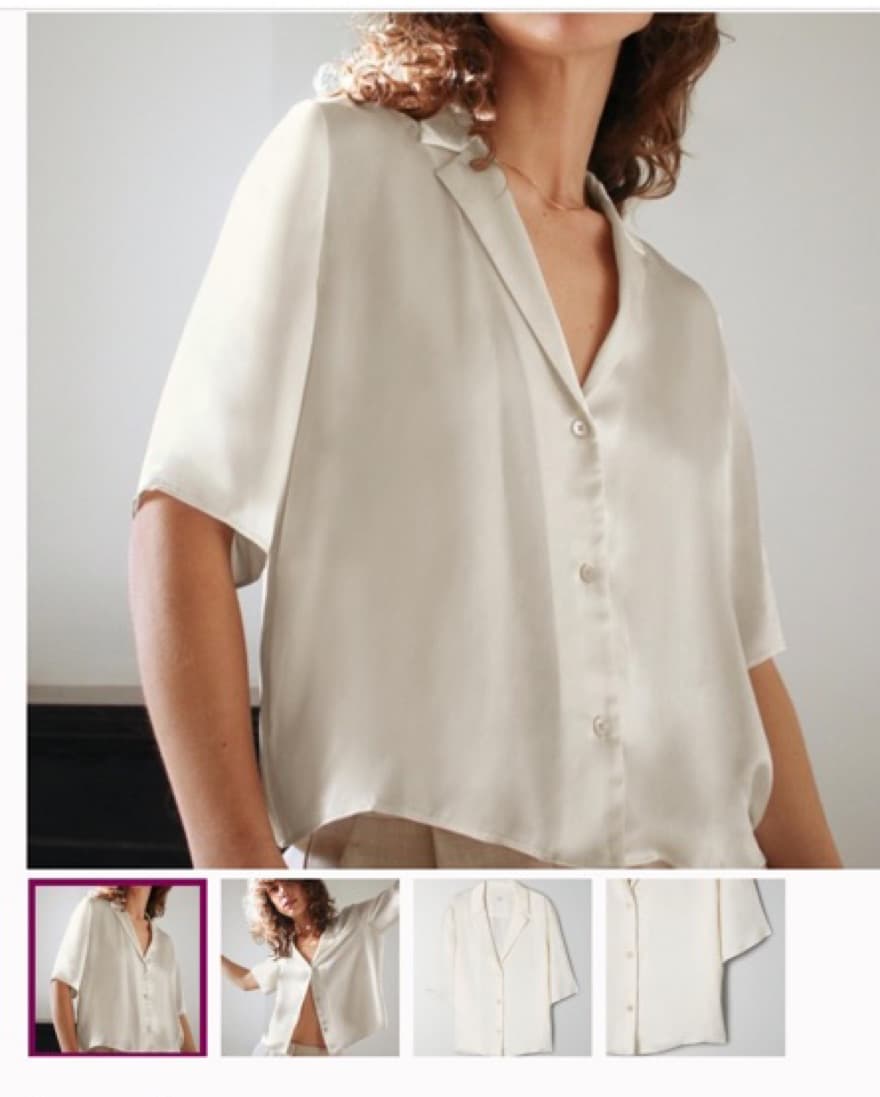 Wilfred Beso Satin Shirt - Image 1