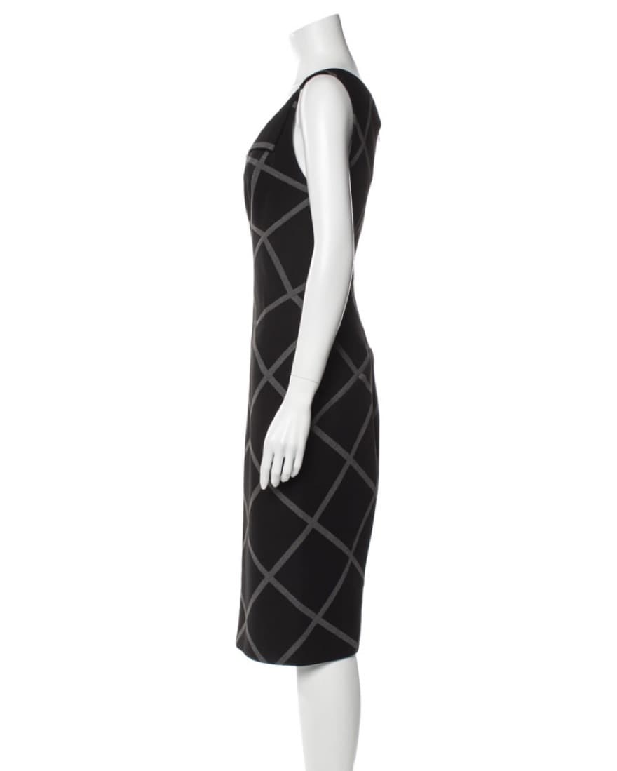 Zac Posen Grid Dress - Image 3