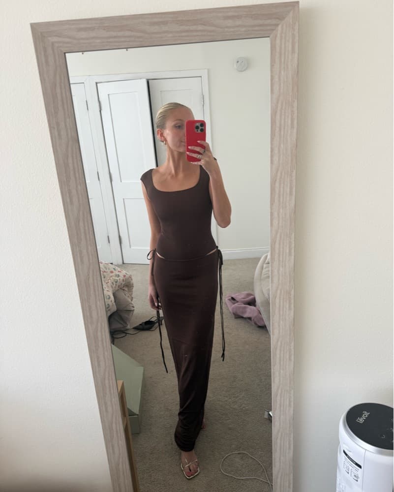 ARAKII Brown Knit Dress - Image 5