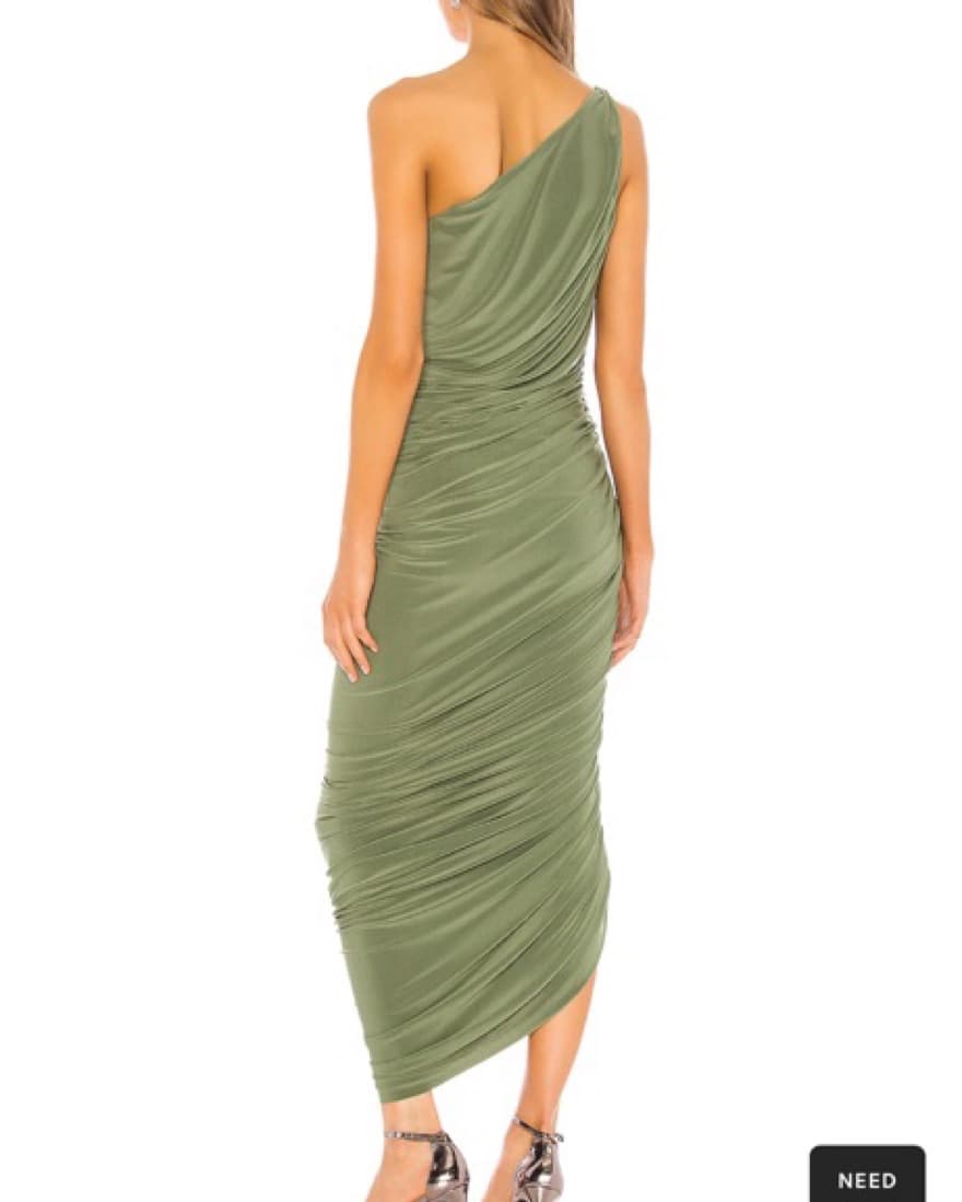 Diana Gown in Celadon Norma Kamali - Image 3