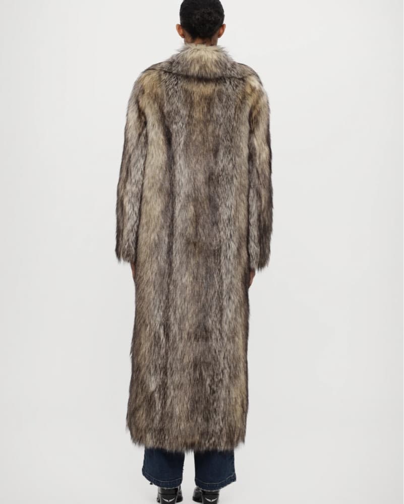 The Kooples Long Faux Fur Coat - Image 2