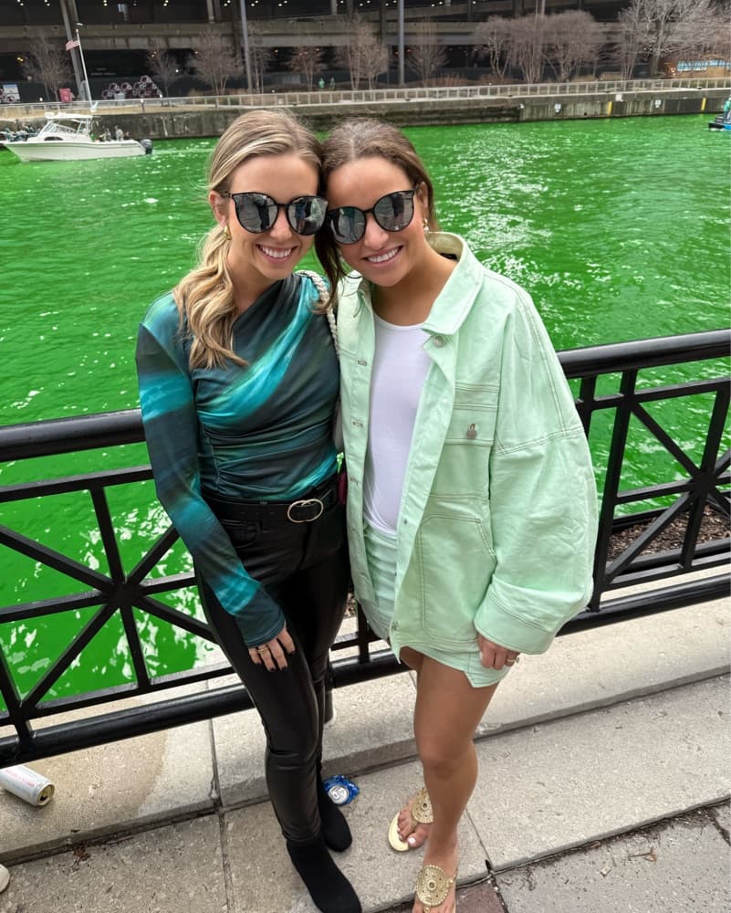 Revolve Green Denim Matching Set - Image 2