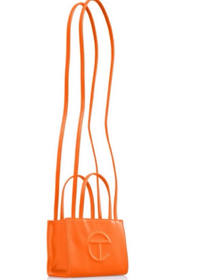 Telfar Small Orange Shopping Bag - Image 1