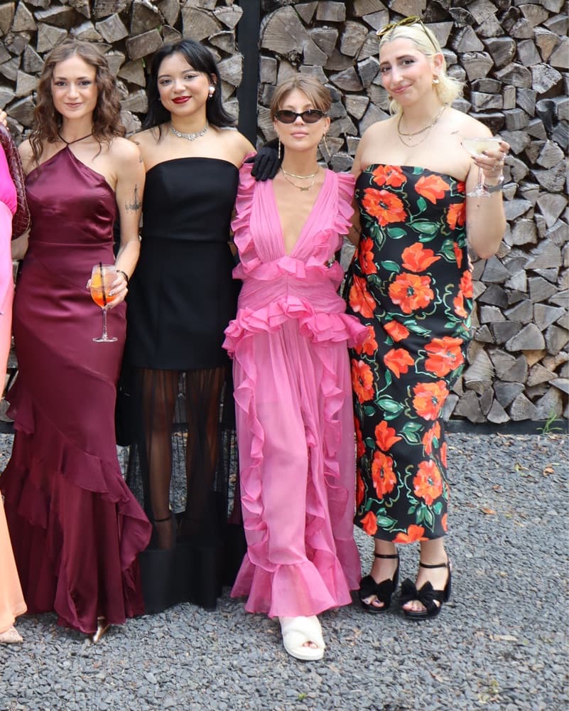 Pink Bridesmaids Dress  - Image 4