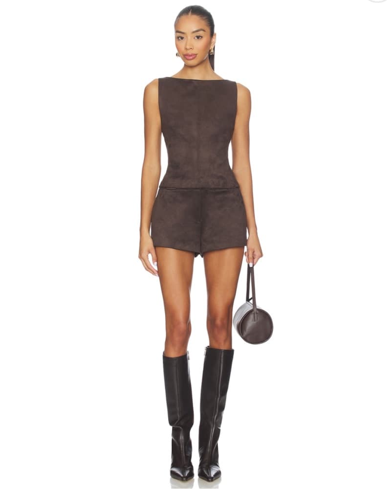 Tularosa brown suede set - Image 1